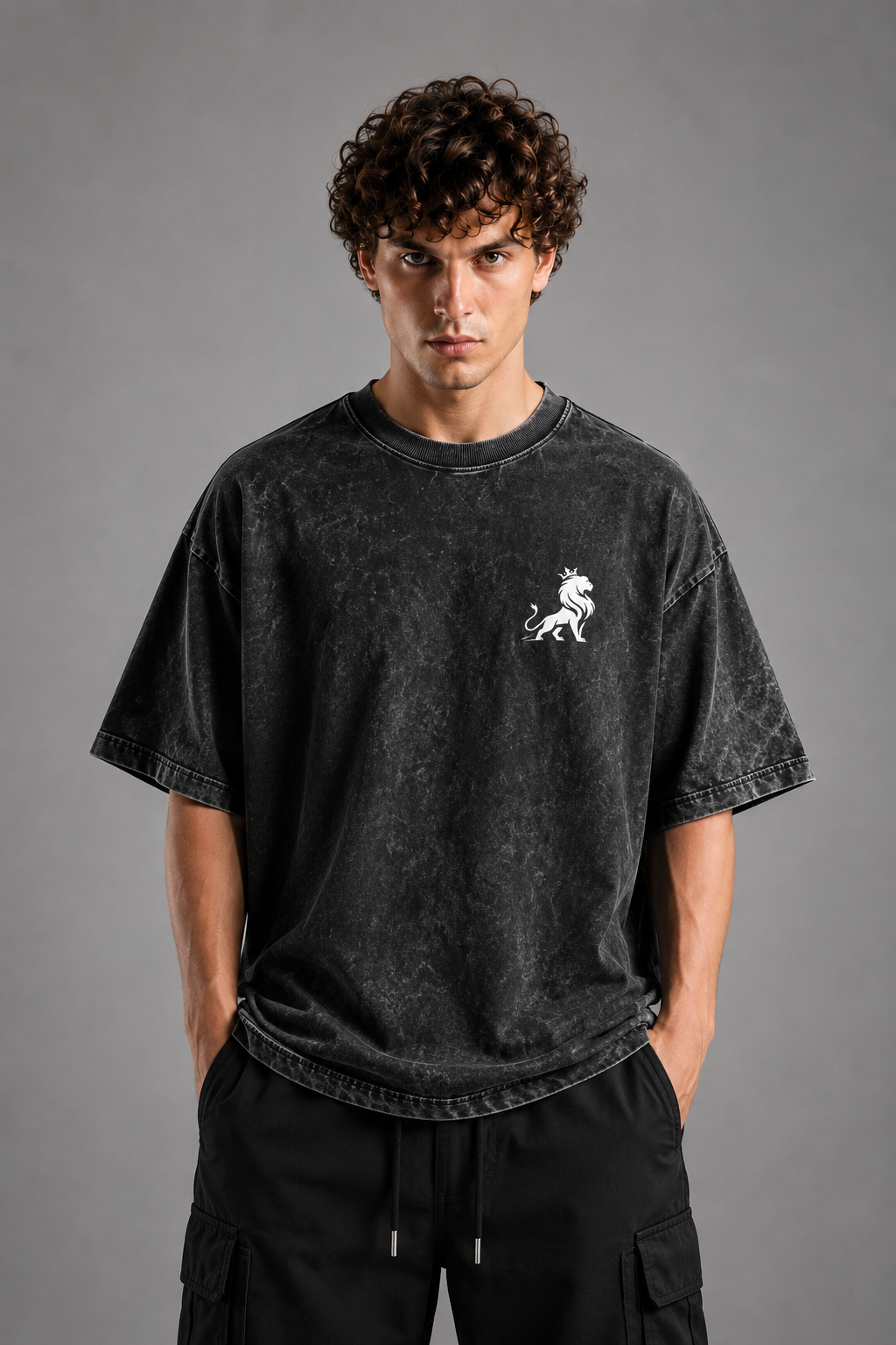 Vega Boss Men's Graphic T-Shirt — Navy Blue