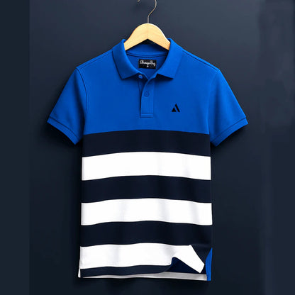 Vega Boss Men's Graphic T-Shirt — Navy Blue | Street Style